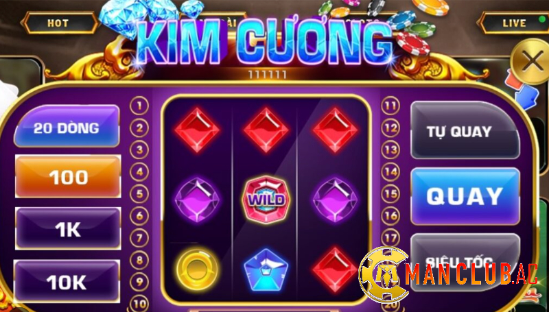 Chọn dòng kim cương Manclub